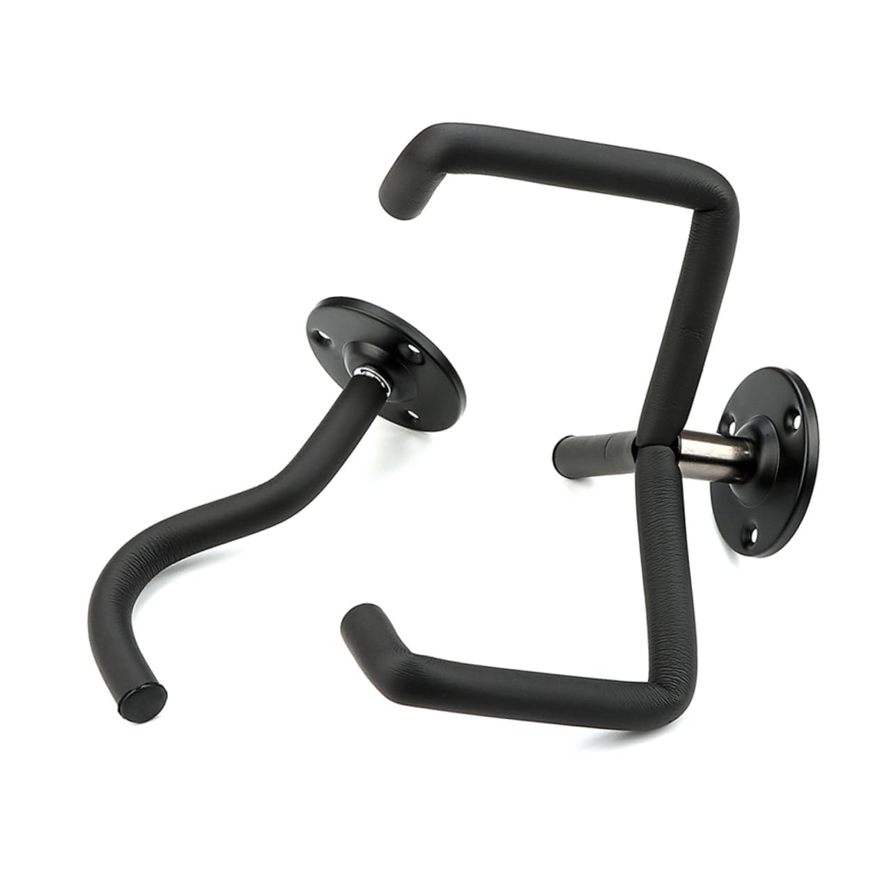 Supporto da Muro Gancio Singolo in Metallo Nero per Chitarra Appeso Stabile e Decorativo per Sala Audio o Soggiorno per Strumenti