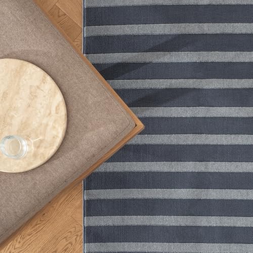 Tapete Revival Rugs Staves 5'x8' Azul miniatura 2