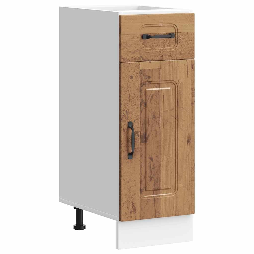 Vidaxl Kitchen Base Cabinet Kalmar Old Wood Engineered Wood Sink Base Cabinet