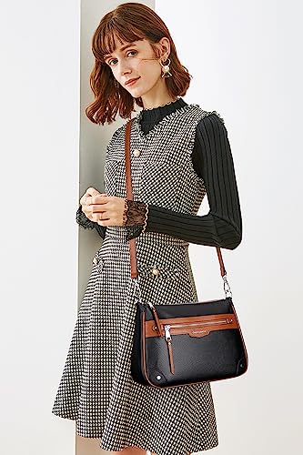 Image of Over Earth Soft Genuine Leather Crossbody Bags for Women with Multi Pockets | Ladies Purses with 2 Adjustable Detachable Straps for Hobo /Shoulder /Handbag, For Work /Dating /Daily, Medium