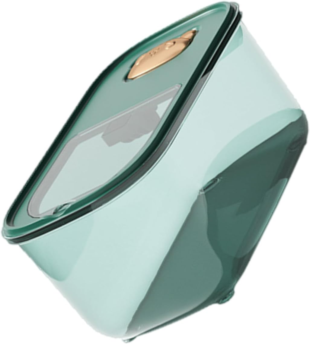 10lb Sealed Rice Storage Bucket Moisture-proof Thickened Plastic Multi-function Grain and Flour Container Household Kitchen Pantry Organizer