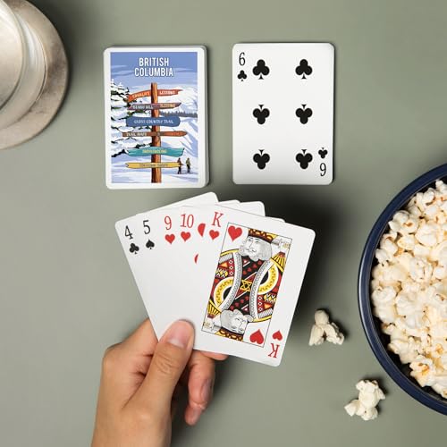 Baraja de póker British Columbia 52 cartas para adultos miniatura 2