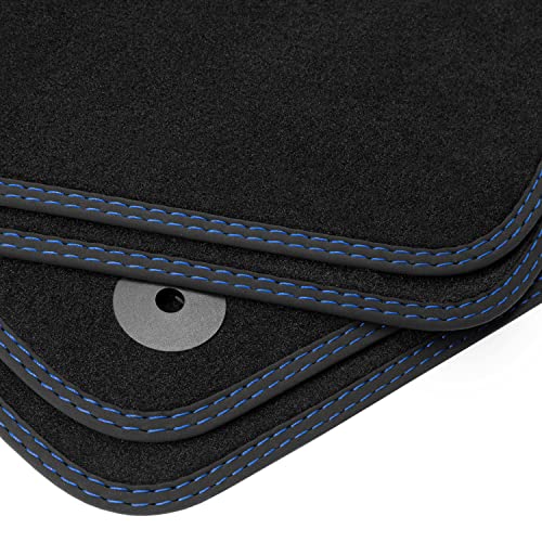 Teileplus24 BDV708 Velours tappetini doppia