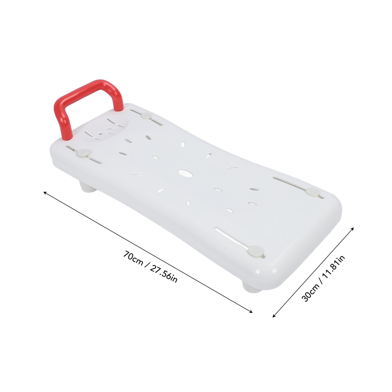 Dpofirs Tavola per Vasca Bagno, Panca di Trasferimento per Vasca Antiscivolo Regolabile con Maniglie per la Sicurezza degli Anziani, Tavola per Doccia Portatile per