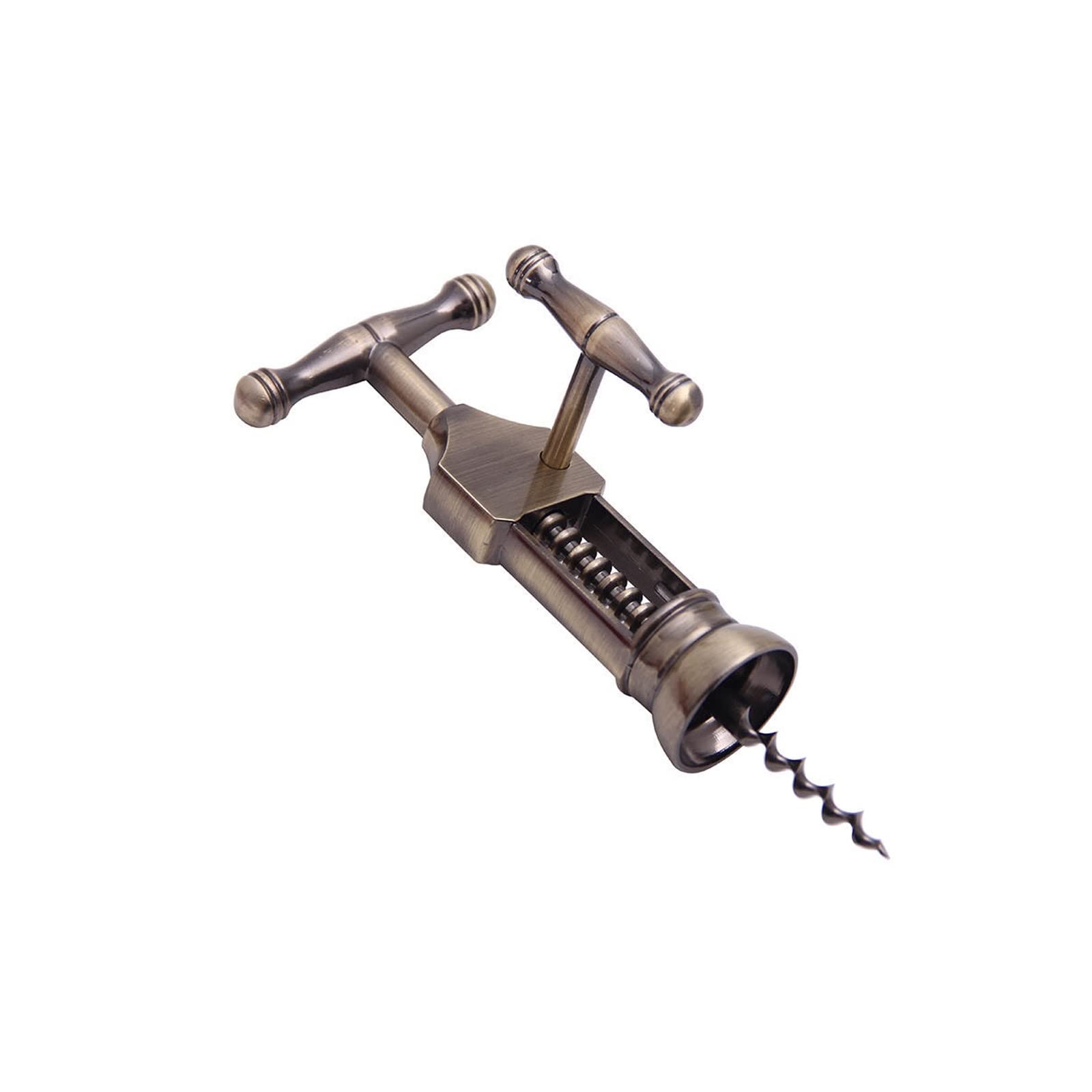 Abrebotellas Llave de vino de acero inoxidable con abridor de cerveza para camareros y camareros - Abridor de botellas de vino manual increíblemente simple