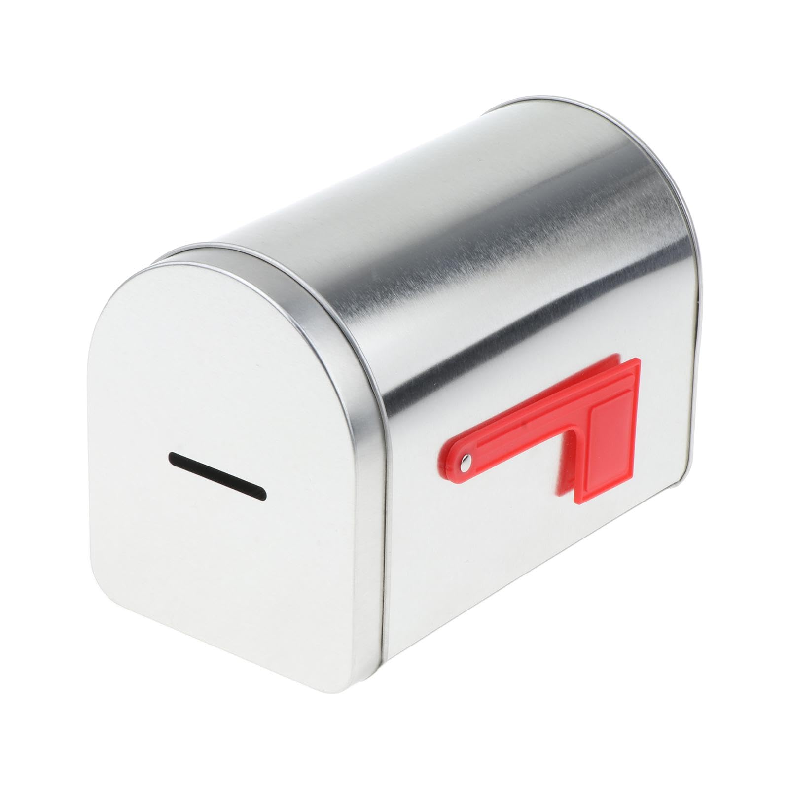 Mailbox Windproof Mail Insertion Modern Iron Letterbox for Outdoor Gate Door Silver Home & Garden-image-40