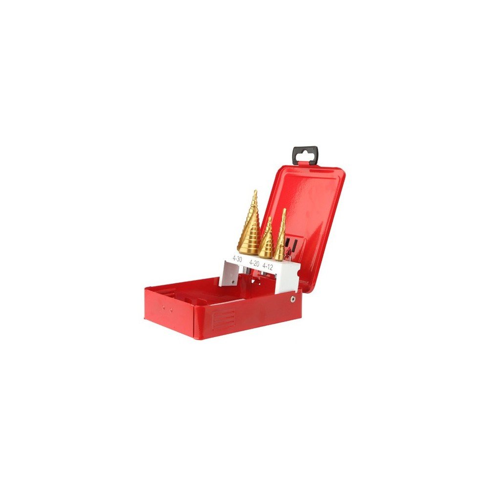 Diager, set di 3 punte per trapano HSS 5% cobalto, rivestimento Tialn