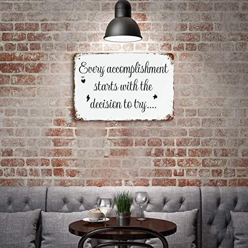 Panneau vintage intérieur extérieur grand format plaque décorative murale rétro - 4