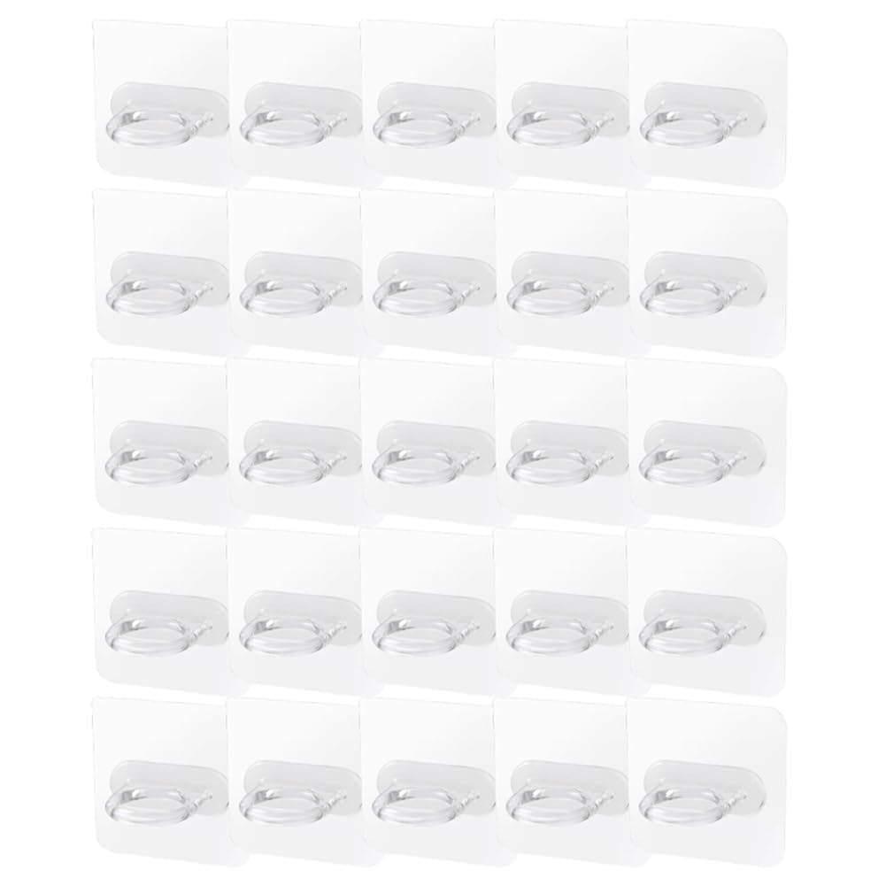 CTRLZS Multifunctional Circular Hook Round Hole Hook Self-Adhesive Hook Bathroom Hook Wall Hook for Hang Curtain Rod Bracket