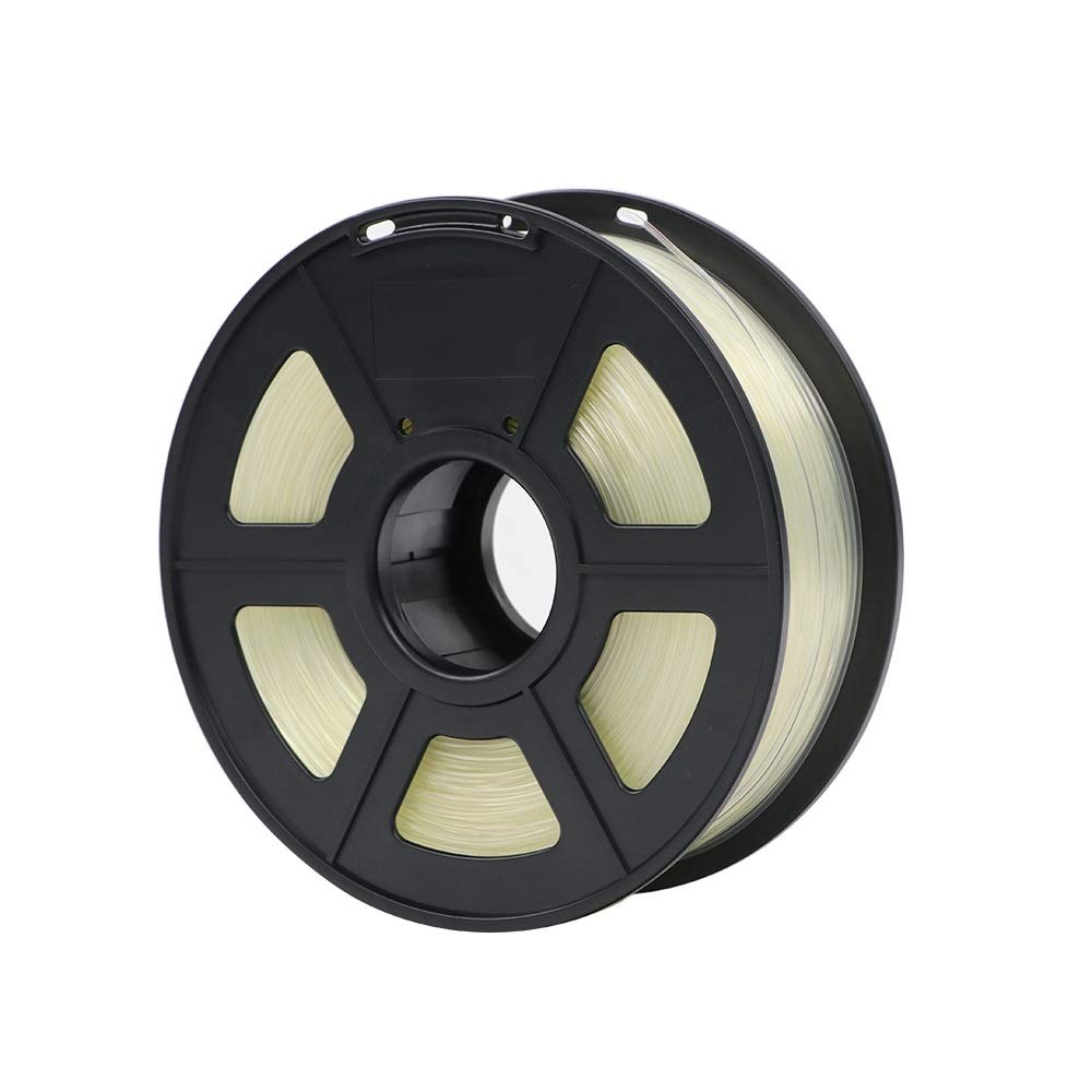 Druckmaterial PLA-Filament 1,75 mm, Kunststoff, 3D-Drucker, 1 kg/Rolle, 28 Farben, optionales Gummi-Verbrauchsmaterial für Mega i3 durchsichtig