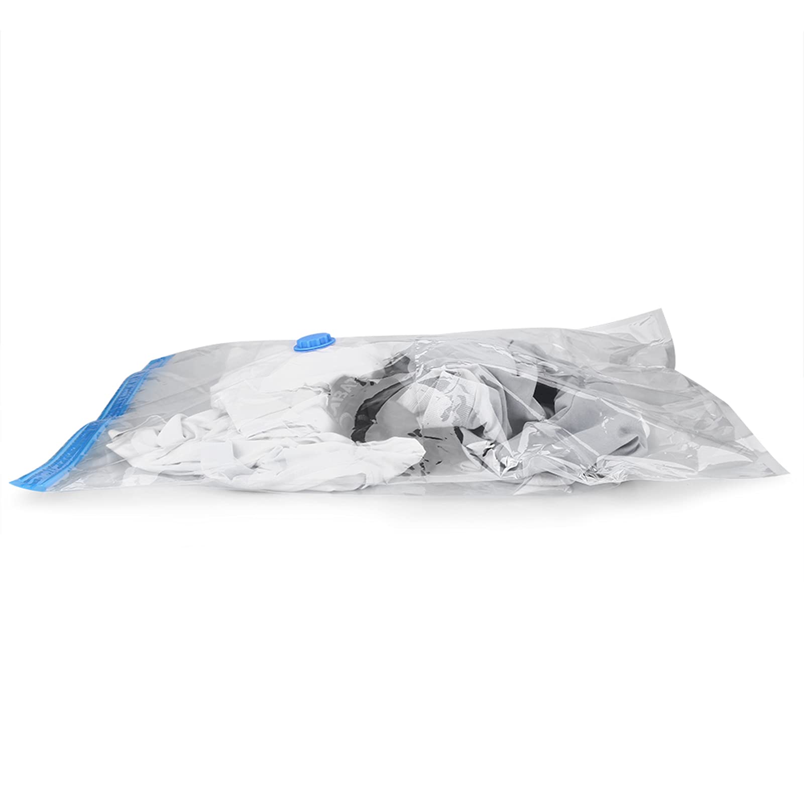 Sacchetti salvaspazio per compressione sottovuoto con pompa manuale, organizer da viaggio per vestiti, 60 x 80 cm (60x80 cm)