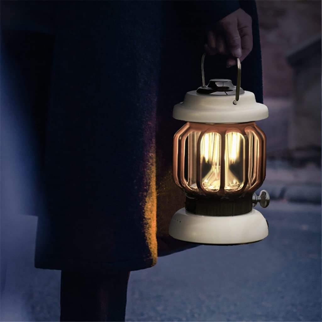 Outdoor Retro Pferd Laterne lange Battery Leben Rechargeable Camping Lampe Tragbare Camping Zahn Beleuchtung Atmosphäre Lampe