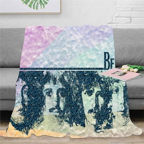 CHEWYZ Couverture 3D The Beatles Couverture surdimensionnée Chaude Super Douce pour Adulte avec Flanelle Douce Anti-Boulochage pour Adultes et Enfants Impression 3D Couverture Simple 180x200cm - Les Beatles, Paul McCartney, John Lennon, RIngo Starr, George Harrison CHEWYZ Couverture 3D The Beatles Couverture surdimensionnée Chaude Super Douce pour Adulte avec Flanelle Douce Anti-Boulochage pour Adultes et Enfants Impression 3D Couverture Simple 180x200cm – Image 4