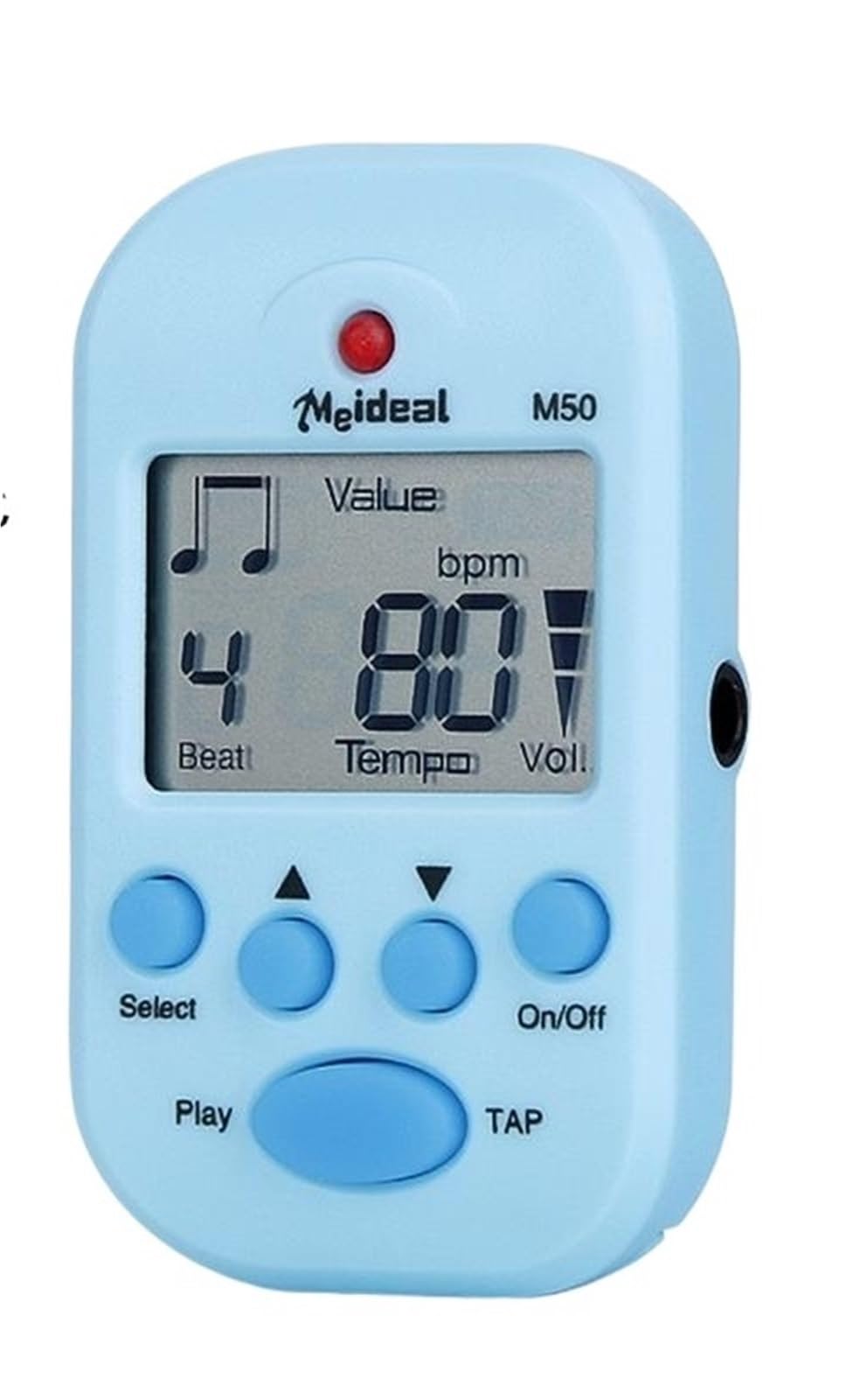 Cyfrowy metronom LCD, metronom muzyczny z regulowaną głośnością, mechaniczny metronom muzyczny, 10 dźwięków rytmu