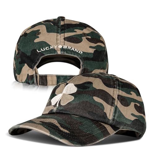 Image of Lucky Brand Classic Cotton Adjustable | Dad Hat | Baseball Cap | Golf | Fishing | Low Profile | 5 Panel Design
