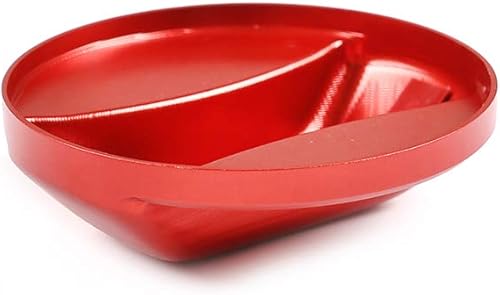 Miniatura 5 de CHEYA Tapa del depósito de combustible de aleación de aluminio para accesorios Alfa Romeo Giulia Stelvio 2017-2020 (rojo)