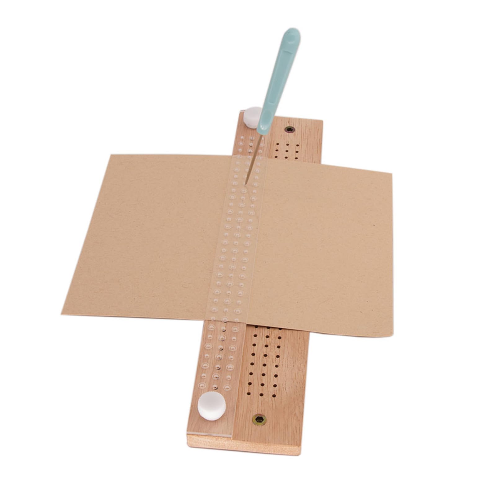Ensemble de règles de reliure pour reliure de livres, outil de scrapbooking avec outil de reliure, poinçons, aiguille à coudre et fil