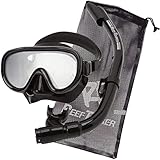 Photo Gallery reef tourer adulti single-window maschera e boccaglio combo set, rc0105 bkbk, black/black, taglia unica Photo Gallery reef tourer adulti single-window maschera e boccaglio combo set, rc0105 bkbk, black/black, taglia unica