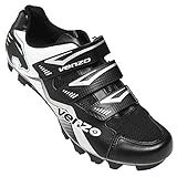 Venzo Mountain Bike Bicycle Cycling Compatible with Shimano SPD Shoes Black 43