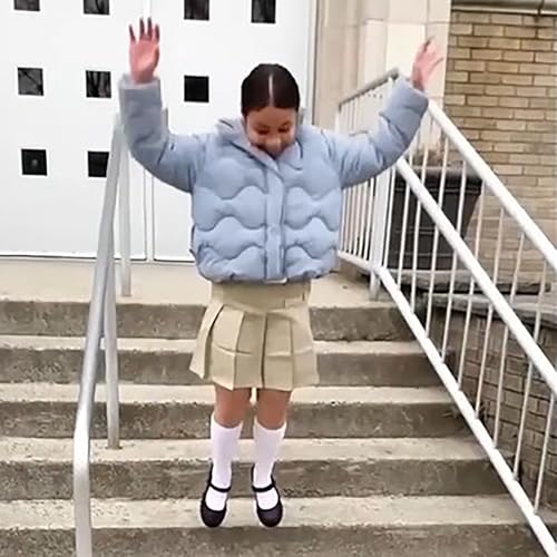 Legwear Essentials Girls 6 Pack Unisex Soft Uniform Cable Dress Knee High Socks Comfort Seam Toe White or Navy Small to Large4