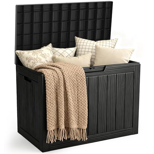 Treillage Tale Outdoor Storage Deck Box, 45 Gallon...