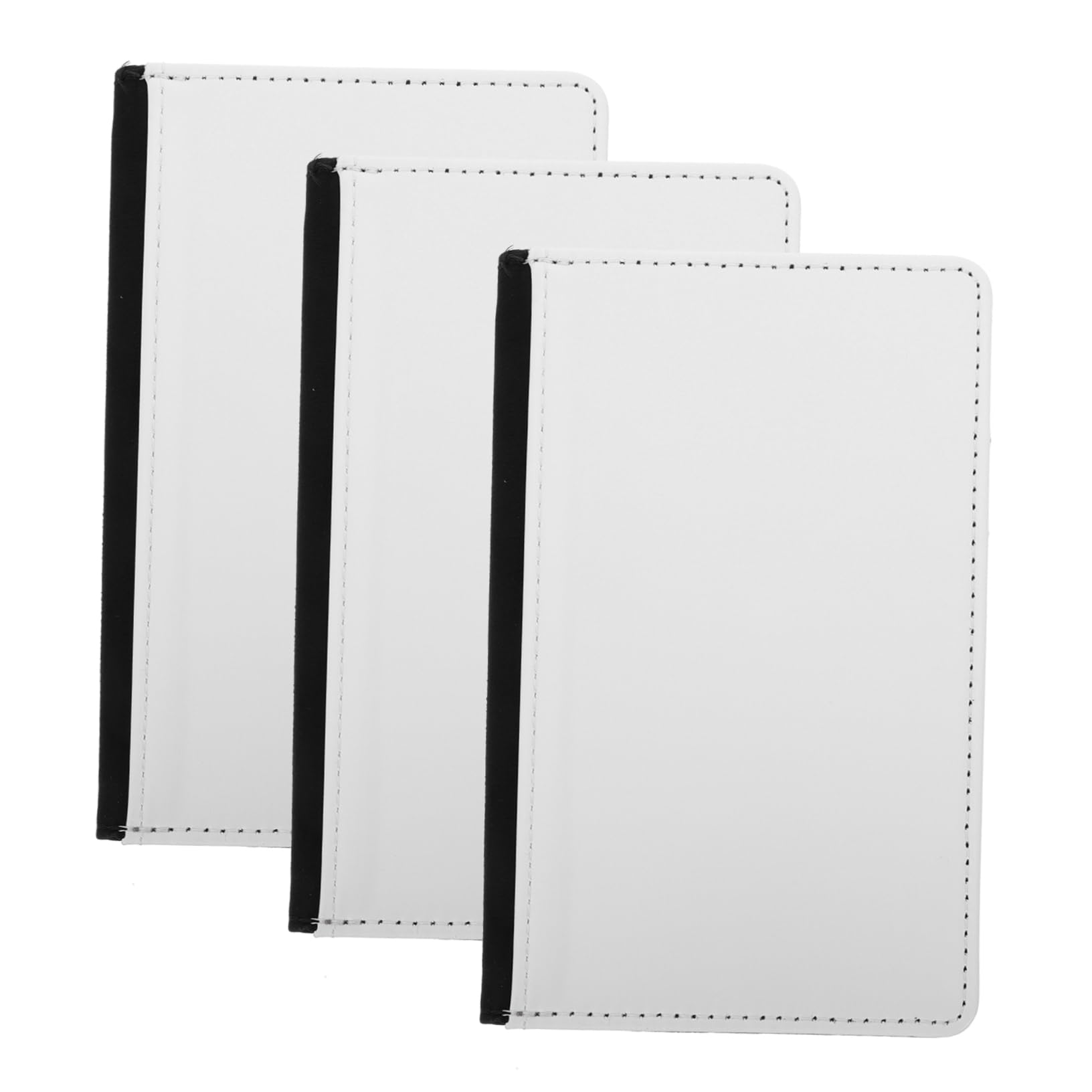 Viaggio in Pelle Pu Porta Carte e Titolare del Passaporto Set da 3 Pezzi Decorazione Termica, Custodia Porta Documenti Multifunzione per Viaggi e Impiego Quotidiano
