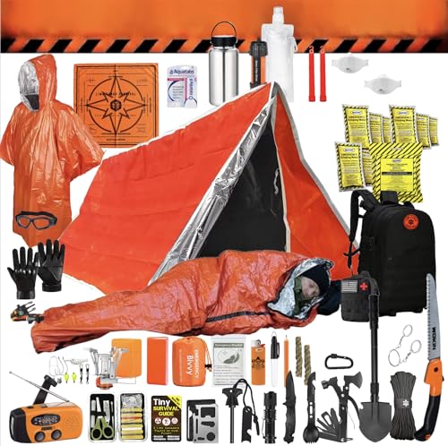 48 Hour Survival Kit - 228 Pieces Emergency Gear
