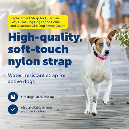 PetSafe Replacement Strap for Guardian GPS + Tracking Dog Fence Collar, Made with Soft-Touch Nylon for Enhanced Comfort and Long-Lasting Wear - Water-Wicking, Waterproof Material, Pink - Image 2