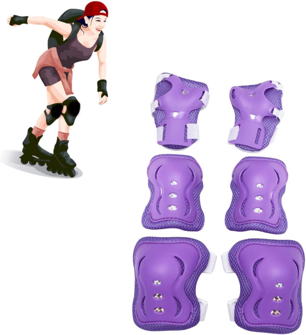 VANZACK 12 Pcs Set Suits for Boys Knee Brace for Sports Wrist Guards for Roller Skating Motorcycle Knee Pads