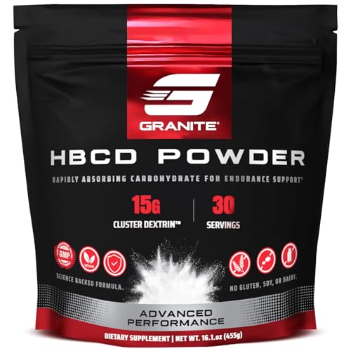 Granite Highly Branched Cyclic Dextrin (HBCD) Powder Glycogen Supplement for Energy & Muscle Recovery Cluster Dextrin Carb Powder for Workout Support (30 Servings)