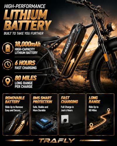 Trafly 5000W AWD Dual Motor Ebike