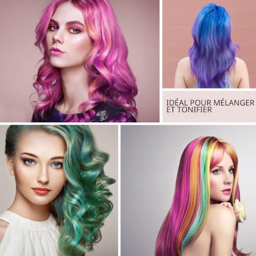 OSALADI Gobelet Mélangeur Pour Coloration Capillaire Avec Échelle De Mesure Bol De Teinture Pour Cheveux Tasse Doseuse Pour Crème Colorante Pour Salon Ou Usage Domestique – vue 9
