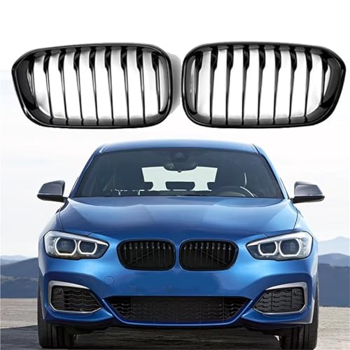 Parrilla delantera para F20 y F21 (2015-2019) acabado negro brillante modelo 118i a M140i 2