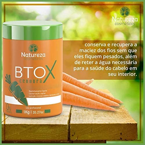 NATUREZA COSMÉTICOS BTX CENOURA SEM FORMOL