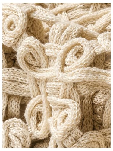Image of GORGLITTER Girl's Crochet Crop Tank Top Hollow Out Sleeveless Crew Neck Cropped Shirt Tops Apricot 9Y