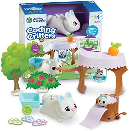 Learning Resources Coding Critters Bopper, Interactive Coding Pet, 15 Pieces