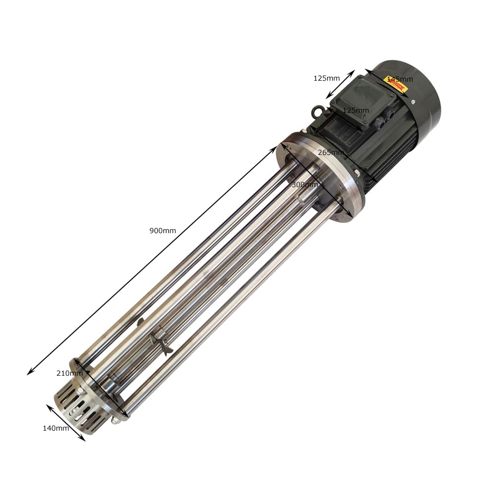 HayWHNKN High Speed Homogenizer High Shear Mixer Emulsifier Disperser Machine Homogenizer Emulsifier PowerLab & Factory 220V 7.5KW