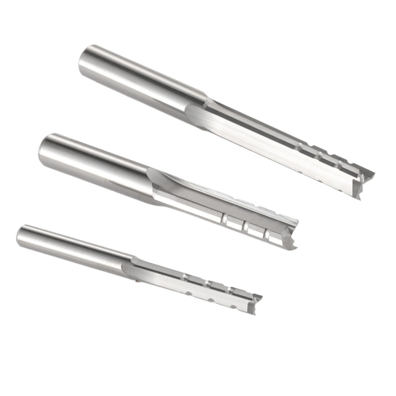 1 szt. Prosto CNC Bit frez równoległy 4mm 6mm 3 rowki pełnowęglikowy do drewna narzędzia stolarskie płyta wiórowa(6x32x60L)