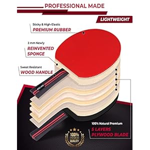 Pingpongpaddleprofessionalrackettabletennisracketwithcarryingcaseittfapprovedrubberfortournamentplaybesttabletennispaddle Urban Country Home Decor Ping pong paddle professional racket table tennis racket with carrying case ittf approved rubber for tournament play best table tennis paddle urban country home decor