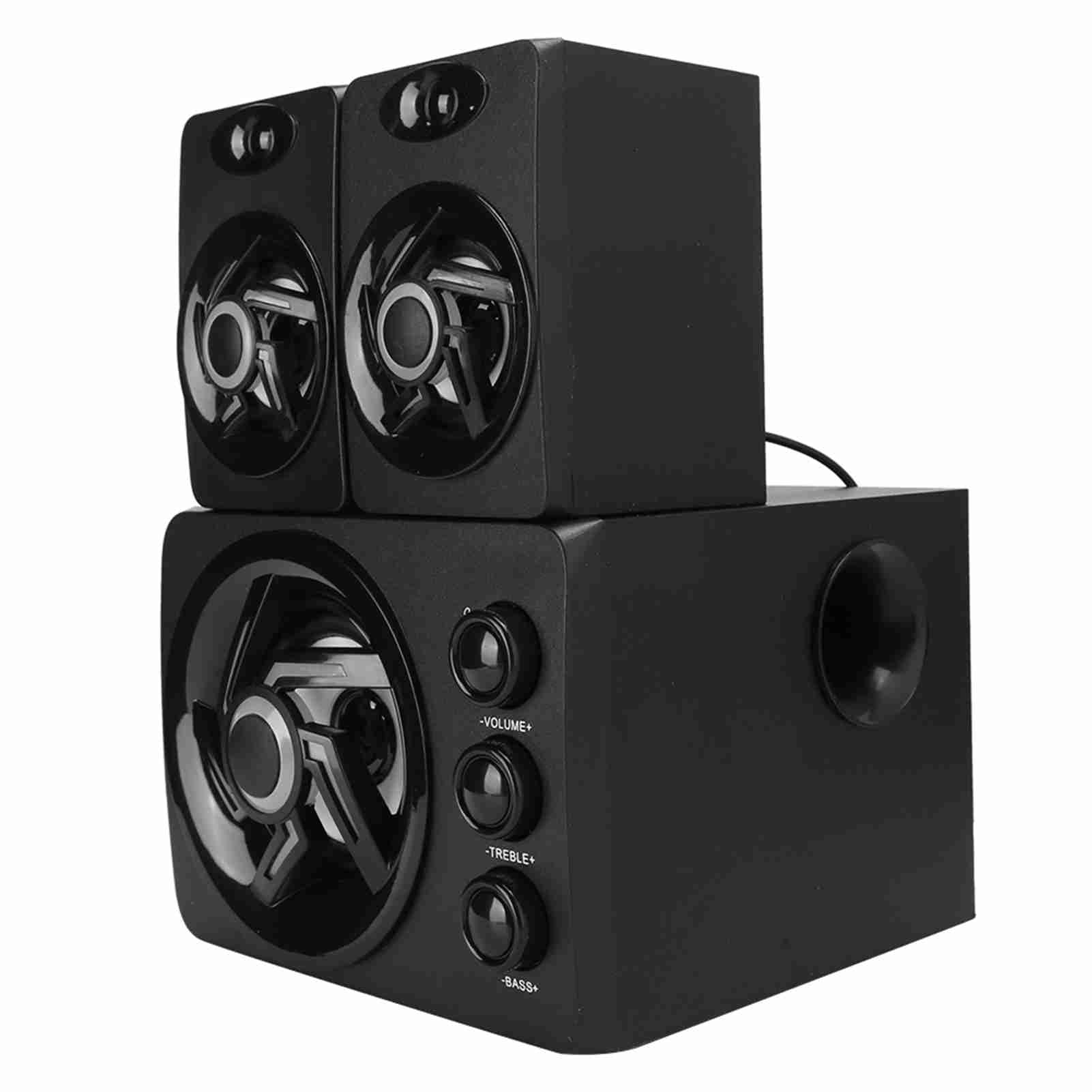 Cryfokt di Altoparlanti 2.1 per Computer Desktop con Subwoofer e Luci RGB