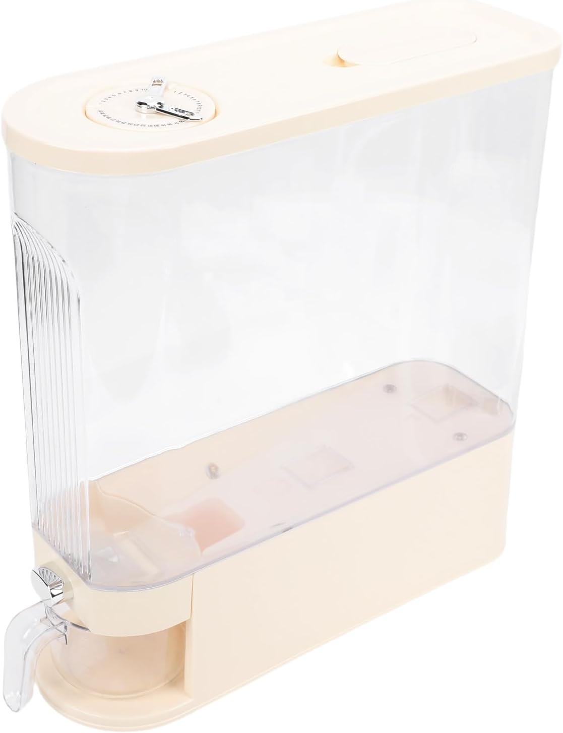 Rice container with cup ultra thin PP dry food storage box