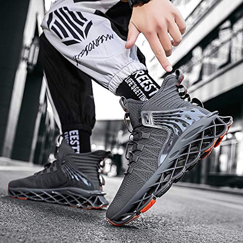 Hello MrLin Men's Running Shoes Non Slip Athletic Tennis Walking Blade Type Sneakers Hip Hop - Image 5