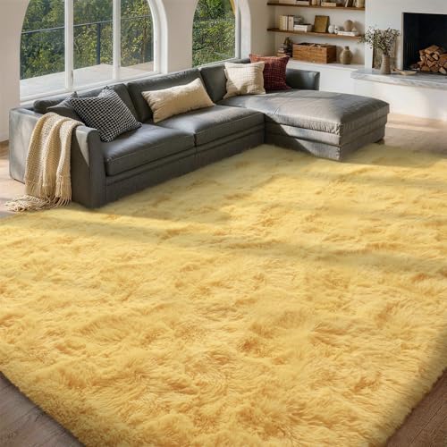 Tapete Decorativo FinRèc Home Amarillo 8x10 pies miniatura 1