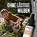 alphazoo MiLB Hunter Spray für Hunde 500 ml - mit Zitronen-Eukalyptus & Geraniol. Wirkt zuverlässig gegen Milben & pflegt die Haut. Natürliche Inhaltsstoffe. Ideal für die regelmäßige Anwendung.