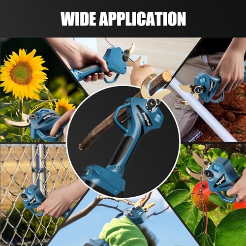 Image of Electric Pruning Shears Compatible with Makita 18V Battery 2.4 inch Cutting Dia