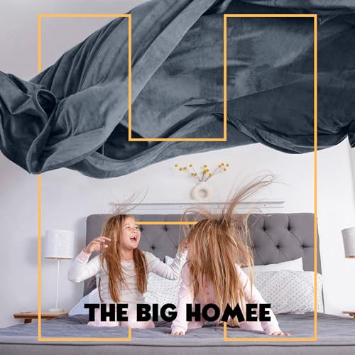 Image of HomeSmart Products Oversized Blanket - 12.5x8.5 Feet - Giant Family Blanket, Huge Throw for Multiple People, Soft & Cozy