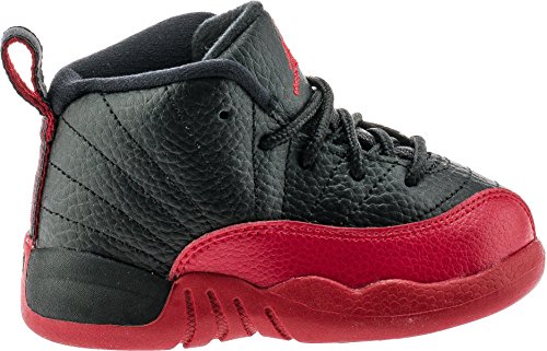 AIR JORDAN 12 RETRO (TD) 'BLACK/VARSITY RED'