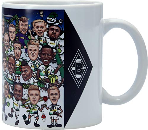 Borussia Mönchengladbach Tasse Kaffeebecher Weihnachtscomic 2.0