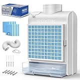 RDXTIK 3-in-1 Indoor Dryer Vent Kit, 10 Pcs Polyester Filters for 4 Layer Purification System, Stainless Steel Screen Filter and Water Drawer For Electric Dryer