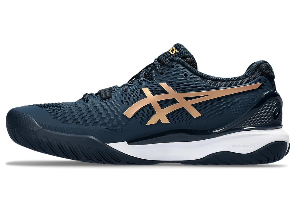 ASICS Resolution 9 Uomo Homme Chaussures de Tennis Blanc Bleu